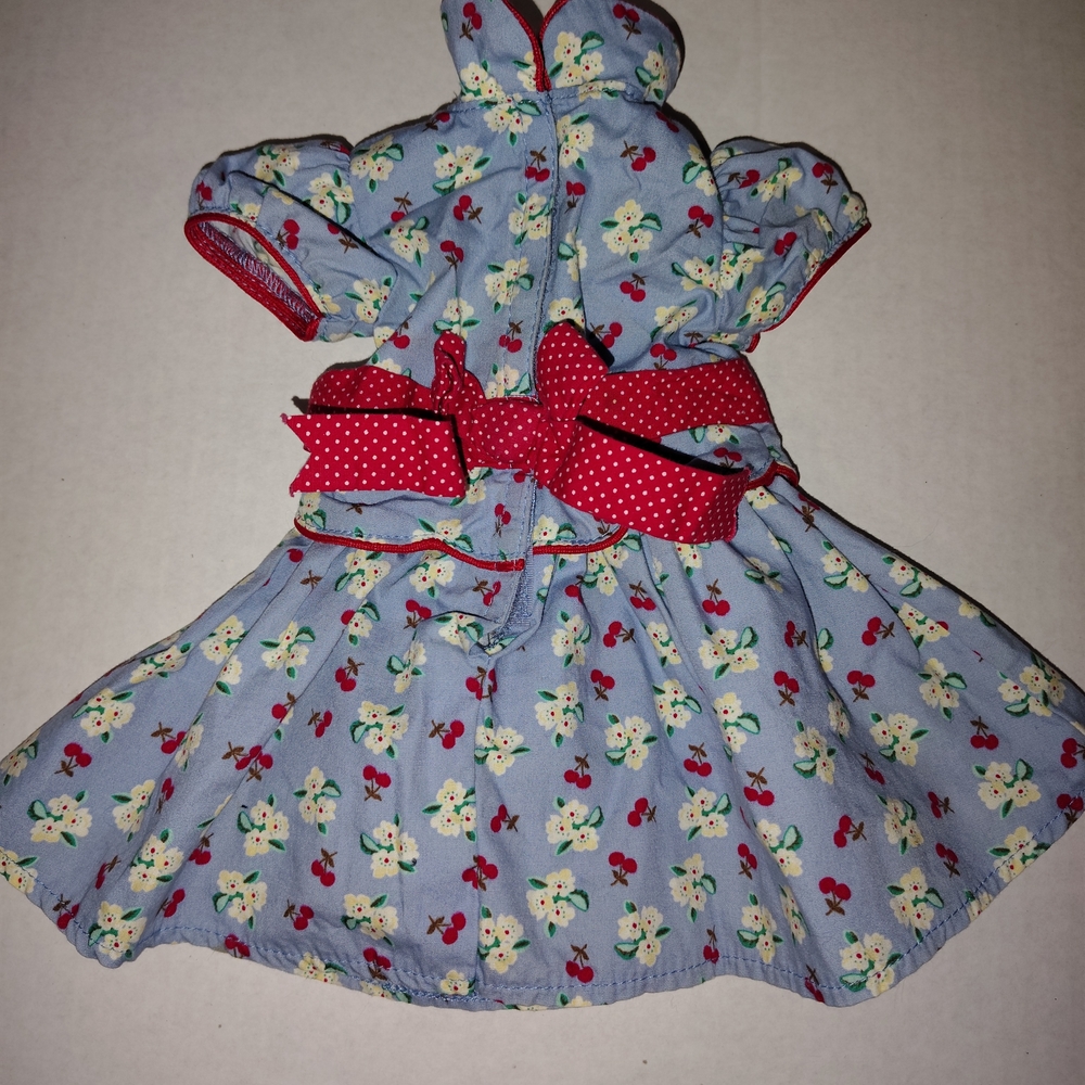 Emily Bennett American Girl Blue Floral Dress and Accessories. - Picture 9 of 10